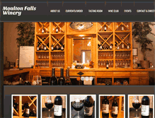 Tablet Screenshot of moultonfallswinery.com